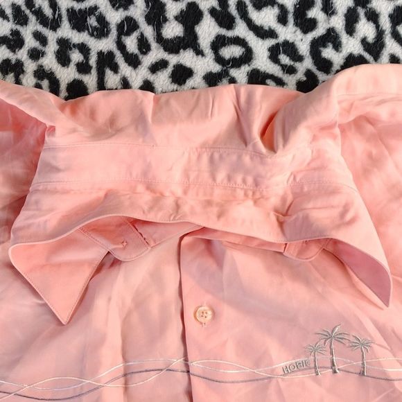 Hobie Hawaiian Style Button Down Short Sleeve Polo - Picture 8 of 15